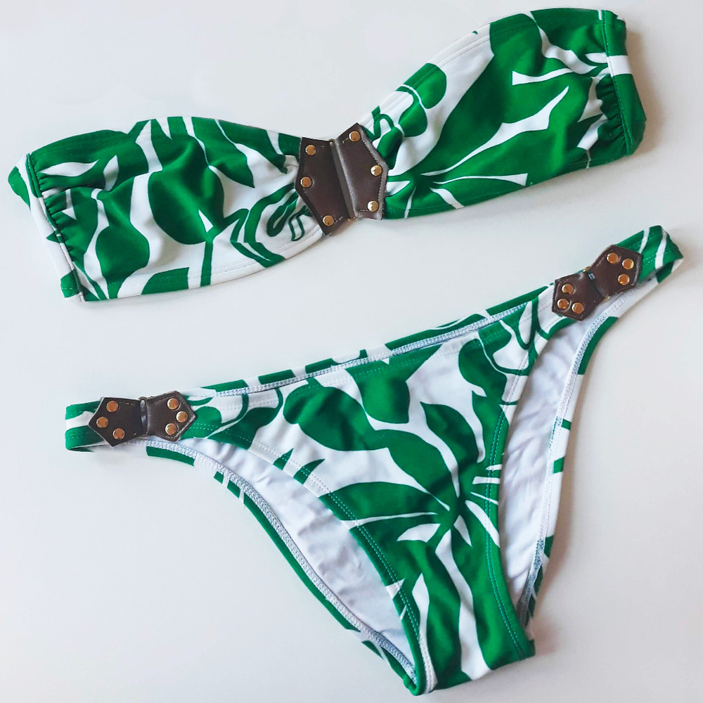 ViX Paula Hermanny Tropical Bandeau Bikini